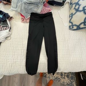 Champion leggings, mesh cut out on sides